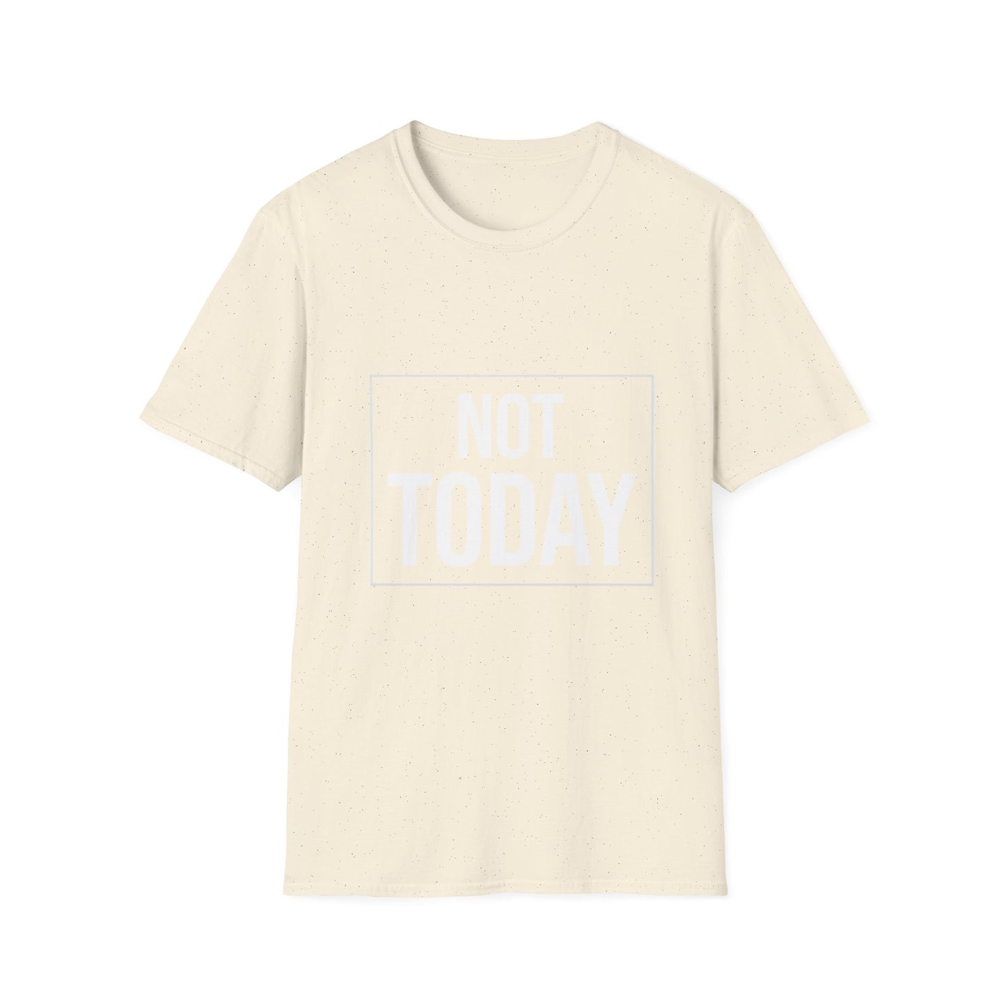 Not Today T‑Shirt — Bold Boxed Graphic Tee